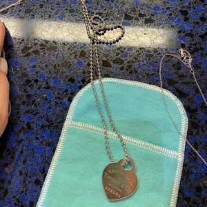 Tiffany & Co. heart chain necklace